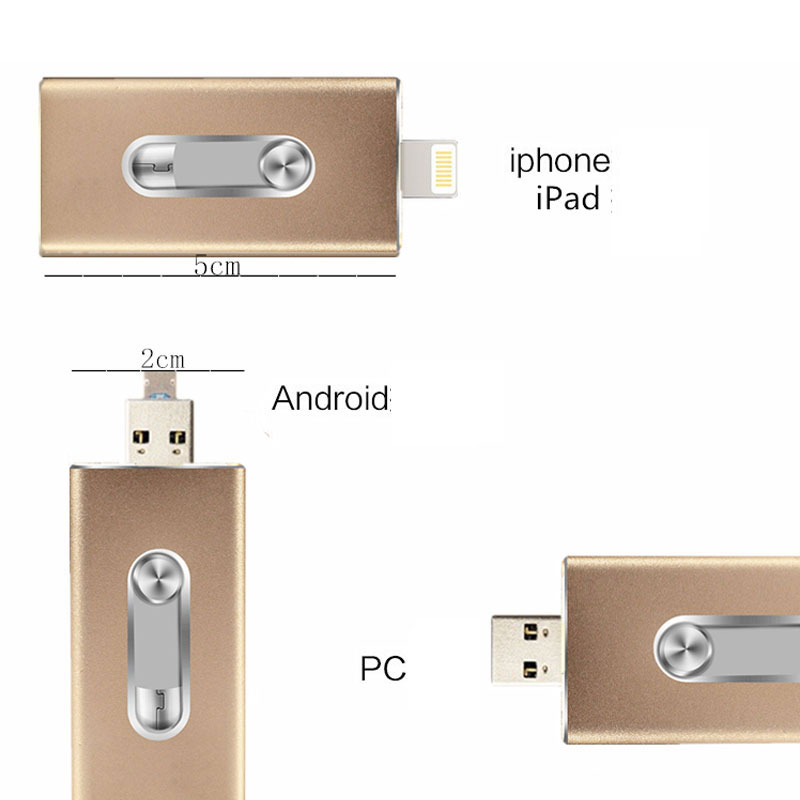 Флешка універсальна Flash USB Device для iPhone, Android, ноутбука 32 GB - фото 10