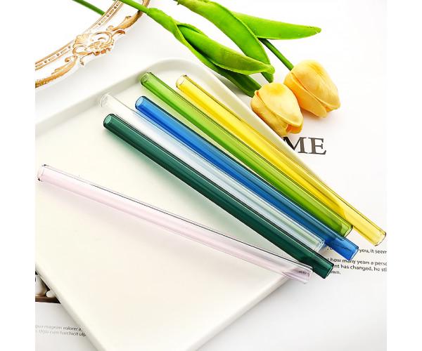 Набор стеклянных трубочек для напитков 8 штук Разноцветный - фото 4 Набор стеклянных трубочек для напитков 8 штук Разноцветный - фото 4