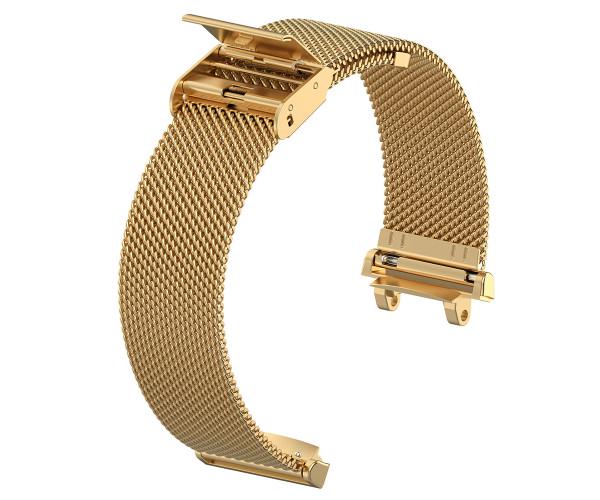 Ремешок для смарт-часов Milanese Magnetic Amazfit T-Rex 2 металлический Золотой