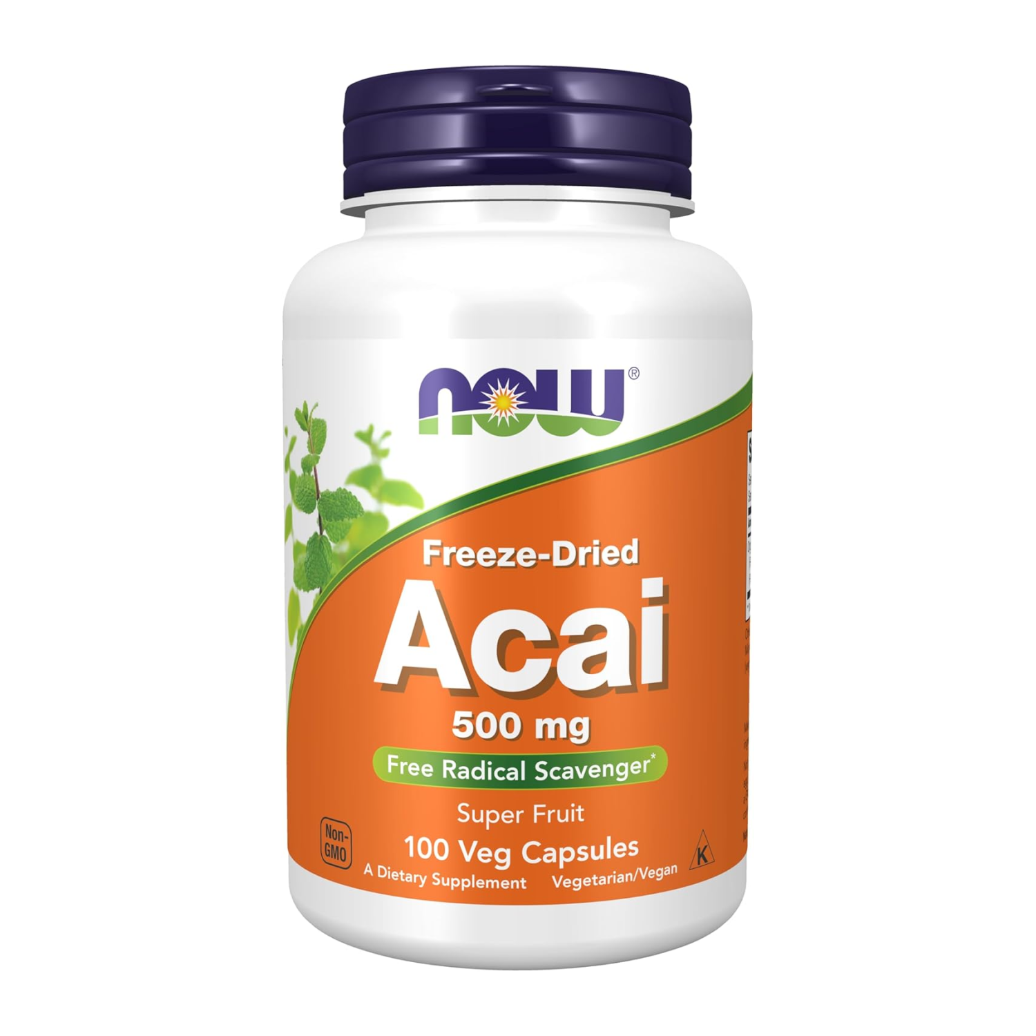 Диетическая добавка Now Acai 500 мг 100 капсул