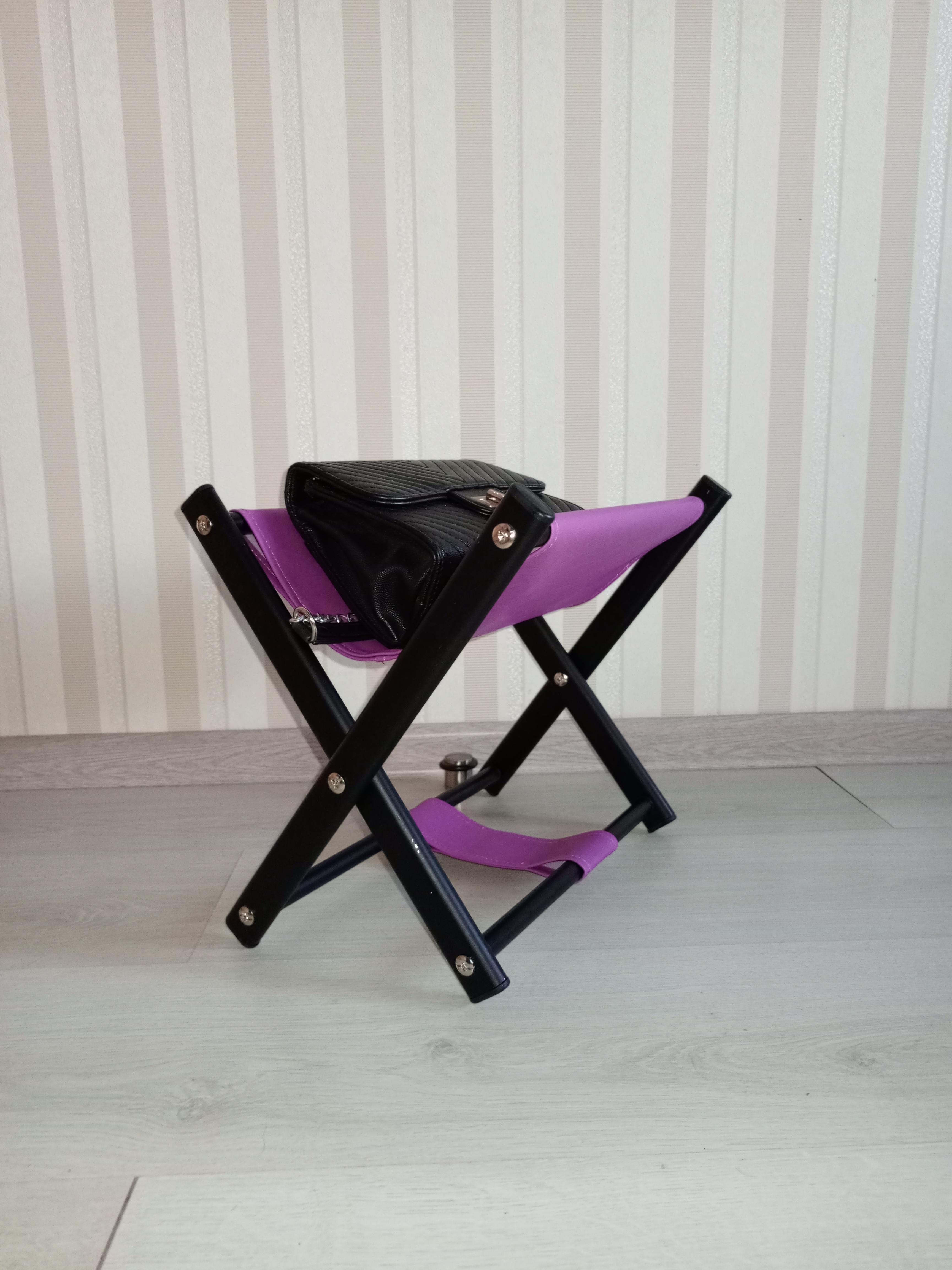 Підставка для сумки висота 31 см Фіолетовий/Чорний - фото 5 Підставка для сумки висота 31 см Фіолетовий/Чорний - фото 5