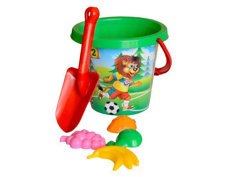 Пісочний набір 3091 1 ведро/совок/6 пасочек (MTT-25005)