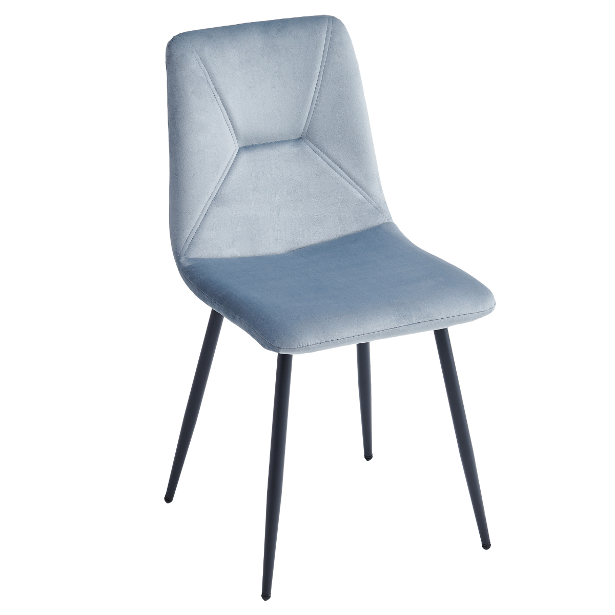 Стул кухонный Intarsio Mark велюр Черный/Дымчато-серый Стул кухонный Intarsio Mark велюр Черный/Дымчато-серый