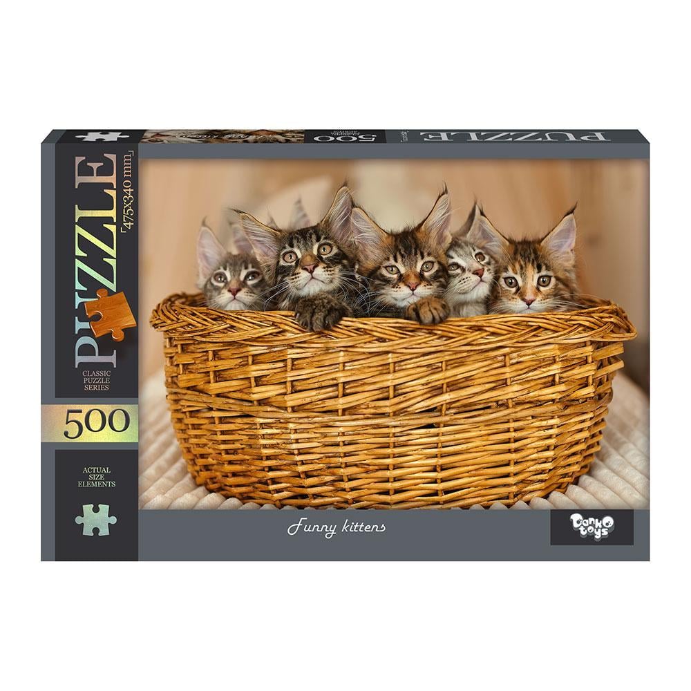 Пазли Danko Toys с.14 №9 Funny kittens 500 ел.