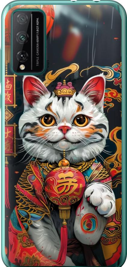 Чехол на Huawei Honor Play 4T Pro China Cat v2 (6135u-1914-42517)