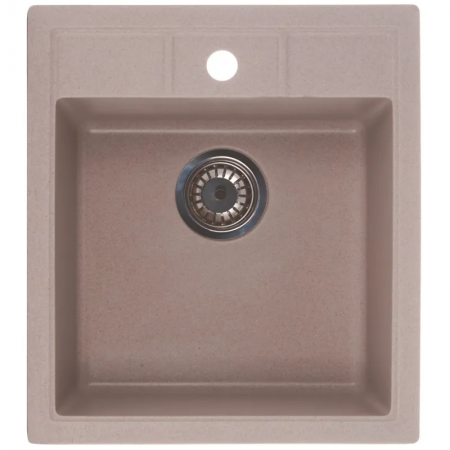 Мойка кухонная Zerix ZS-4651S-06 515х460х200 мм Бежевый (ZX4565)