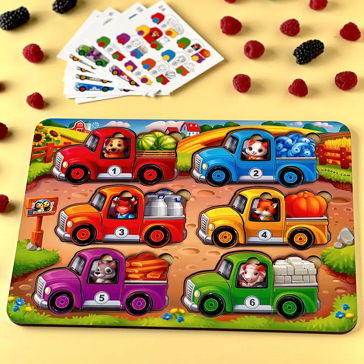 Гра з картками Тварини на вантажівках літо (2388142355) - фото 5 Гра з картками Тварини на вантажівках літо (2388142355) - фото 5
