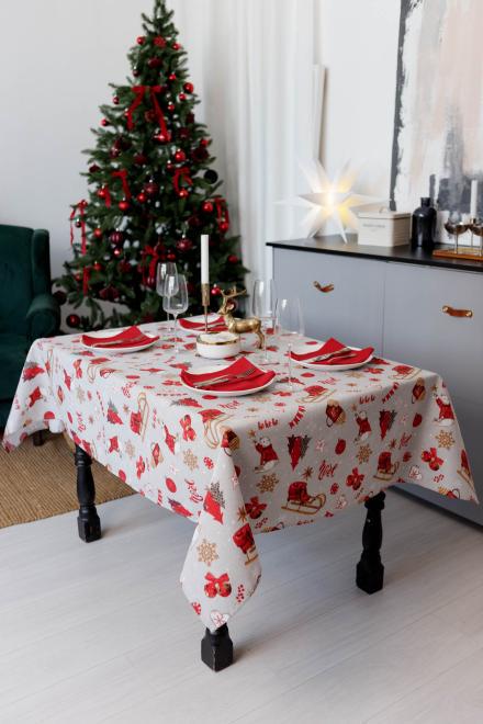 Скатертина Прованс Noel 120x136 см (42172) - фото 5 Скатертина Прованс Noel 120x136 см (42172) - фото 5