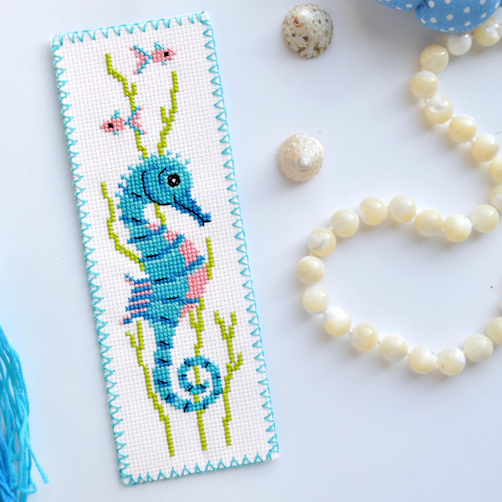 Набор для вышивки закладки Морской конек (834)