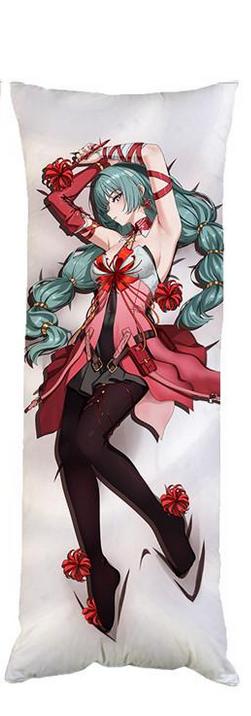 Подушка Дакимакура Фролова Грозовые волны Phrolova Wuthering Waves WuWa двухсторонняя 40х100 см (dk0310)