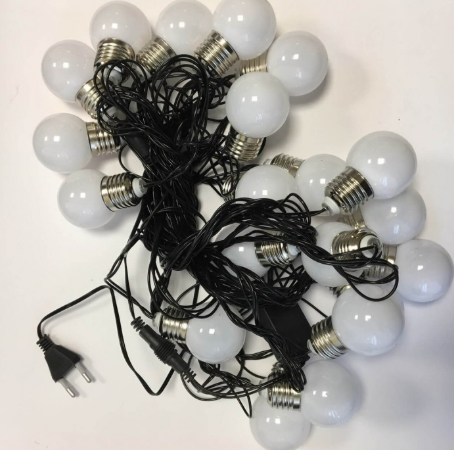 Гірлянда ретро лампочки 7 м світлодіодна лофт Білий матовий (SZ-1365-03) - фото 4