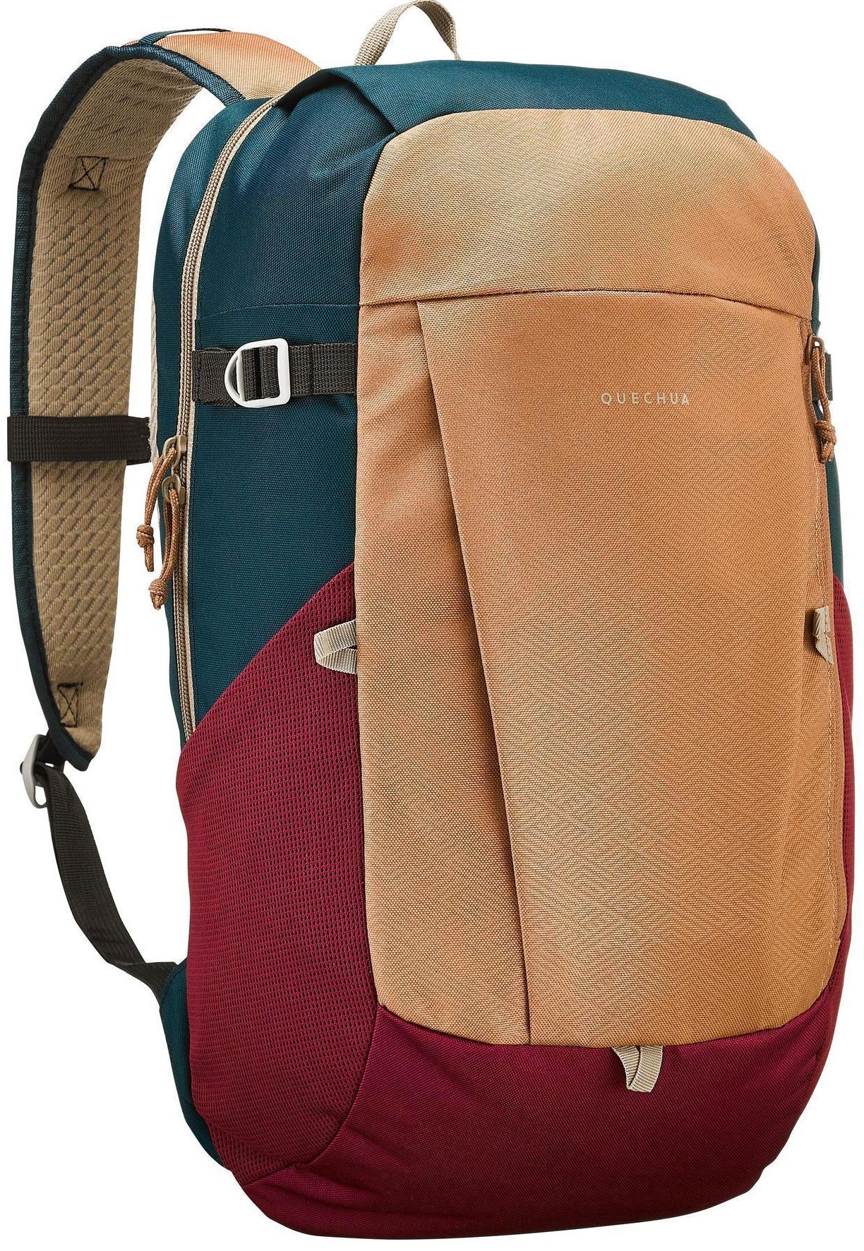 Рюкзак міський Quechua arpenaz 20 л Помаранчевий/Синій/Бордовий (2486939)