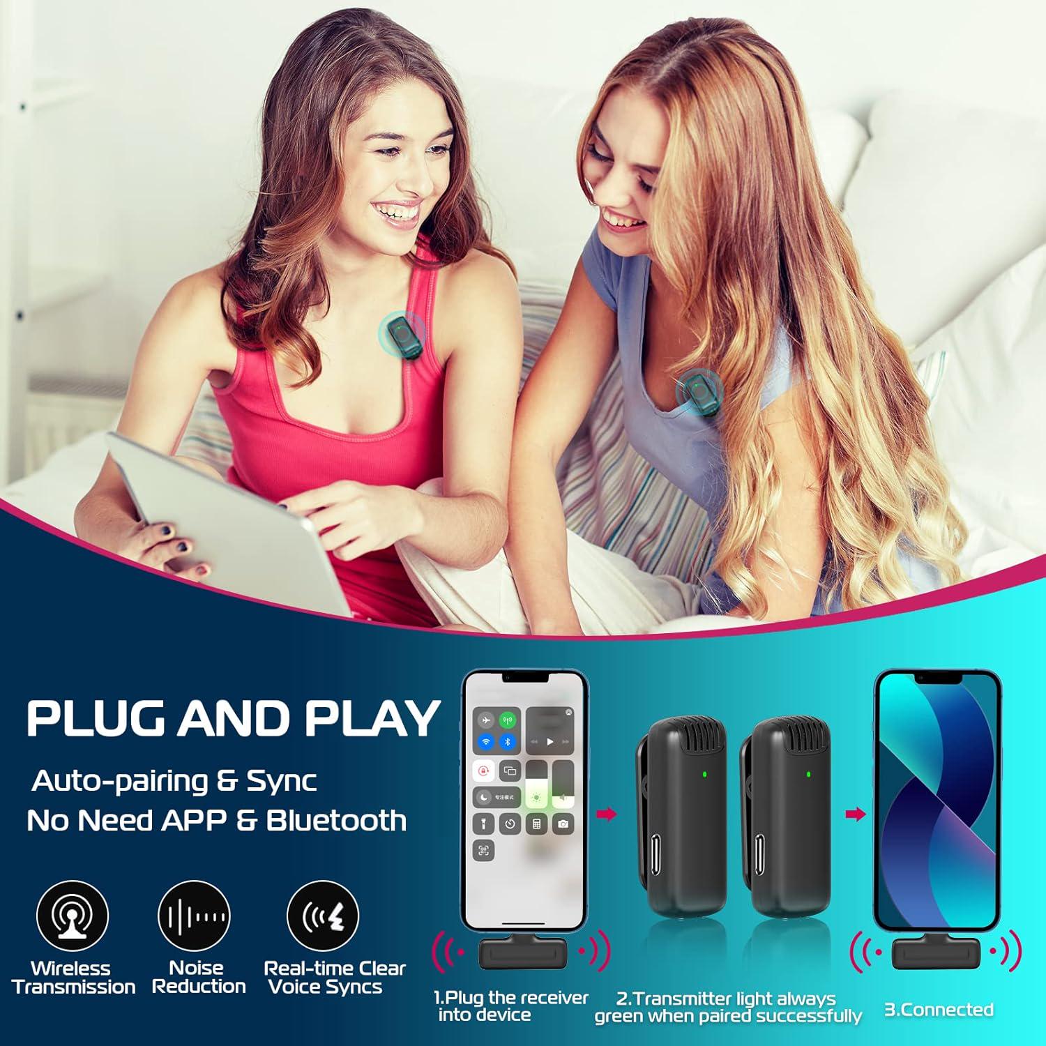 Микрофон петличный Ulanzi J12 Black (99177) - фото 9 Микрофон петличный Ulanzi J12 Black (99177) - фото 9