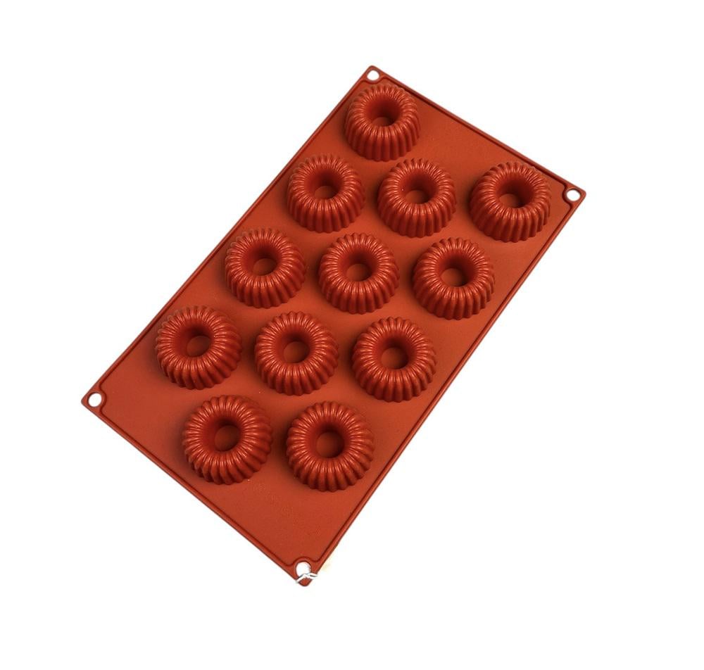 Форма силиконовая One Chef Профи Канели 50 мм 12 ячеек (33665078)