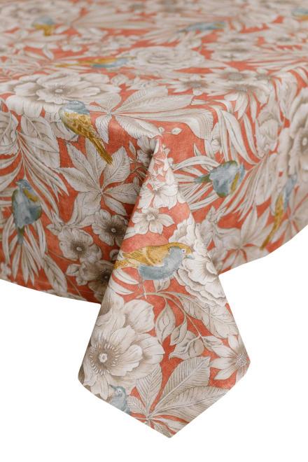Скатертина Пташка на теракоті 180x133 см (34765)
