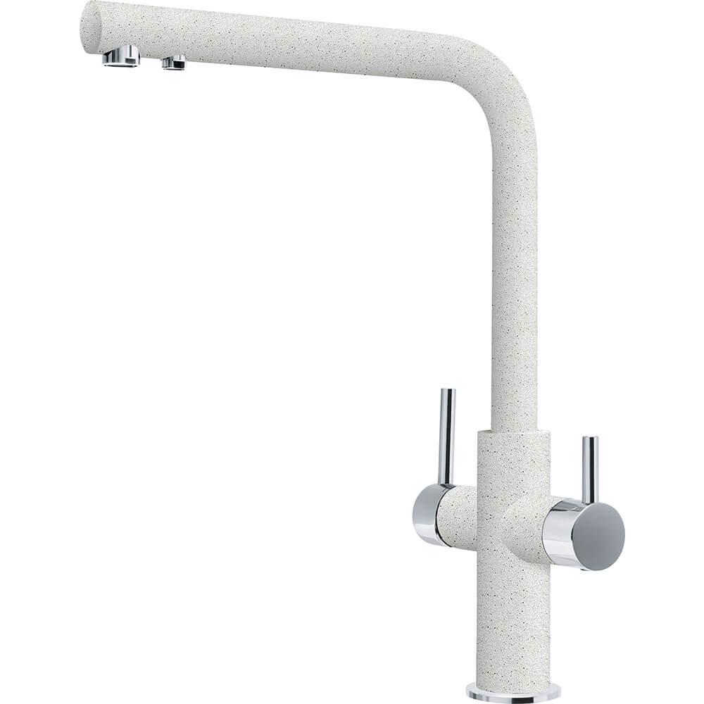 Смеситель для кухни Franke Neptune Clear Water 115.0370.703 на две воды Белый (209380)