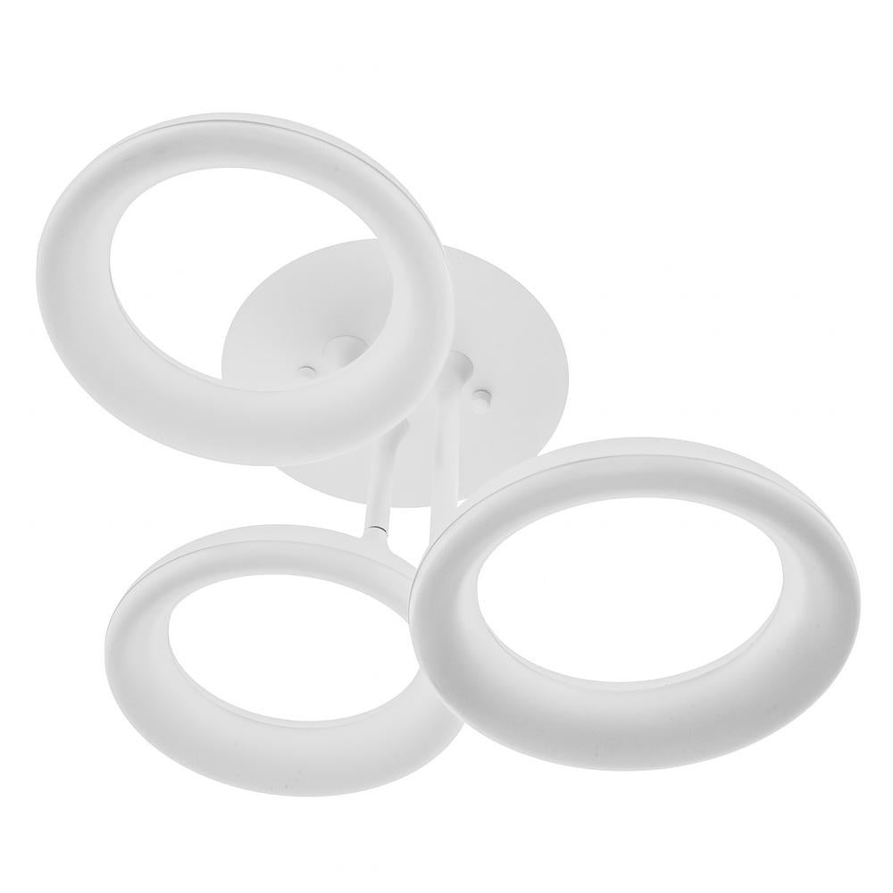 Люстра светодиодная Brille BL-480S/27 W LED WH для спальни для натяжного потолка