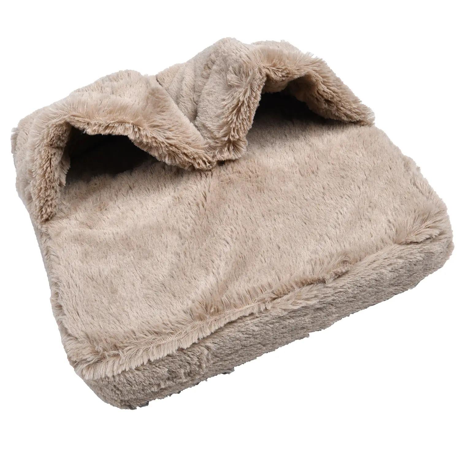 Килимки-капці електричні масажні 30х30 см Бежевий (1010408-Beige) - фото 2