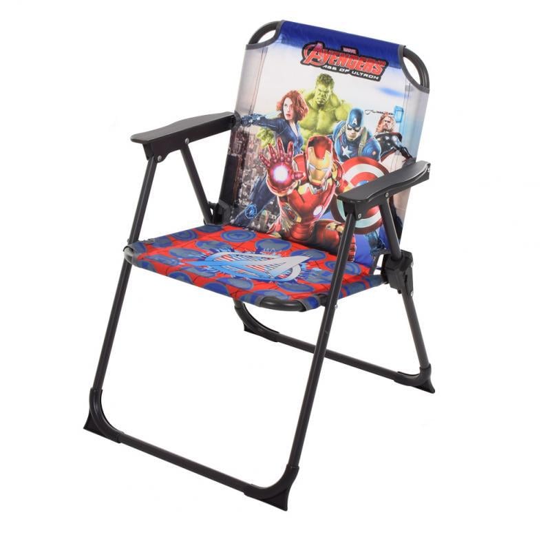 Стул туристическийьчик складной Bambi JH01 Мстители Черный (211350)