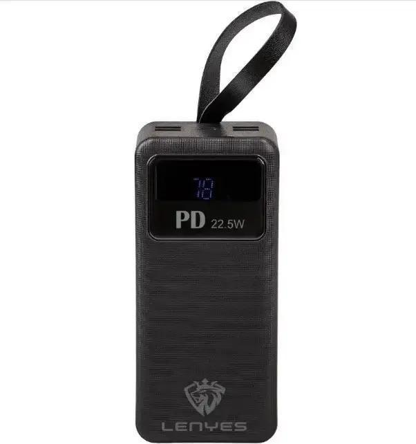 Повербанк Lenyes PX521D 50000 mAh 22,5 Вт Черный