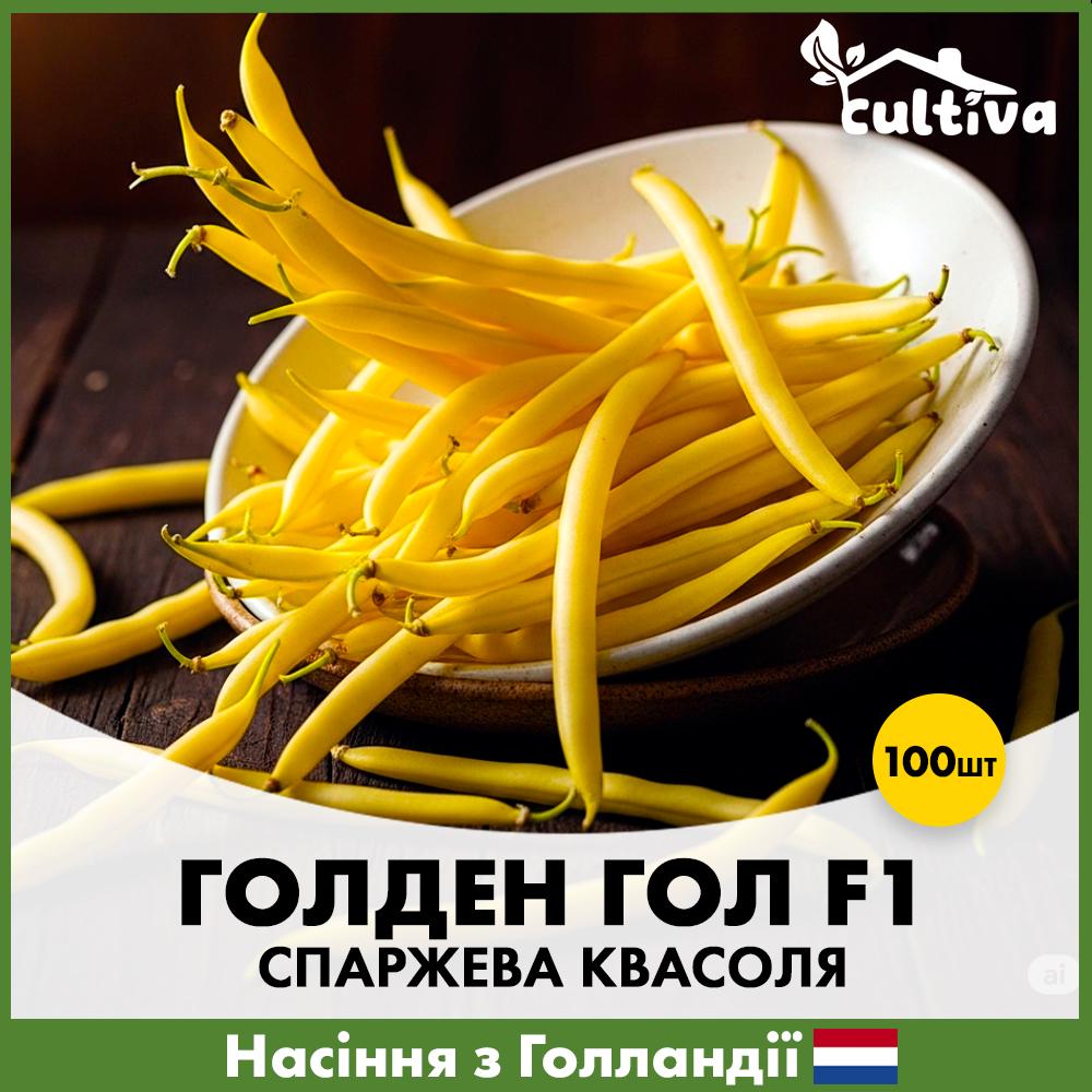 Насіння стручкова квасоля Hazera Голден Гол 100 шт. (R51134)