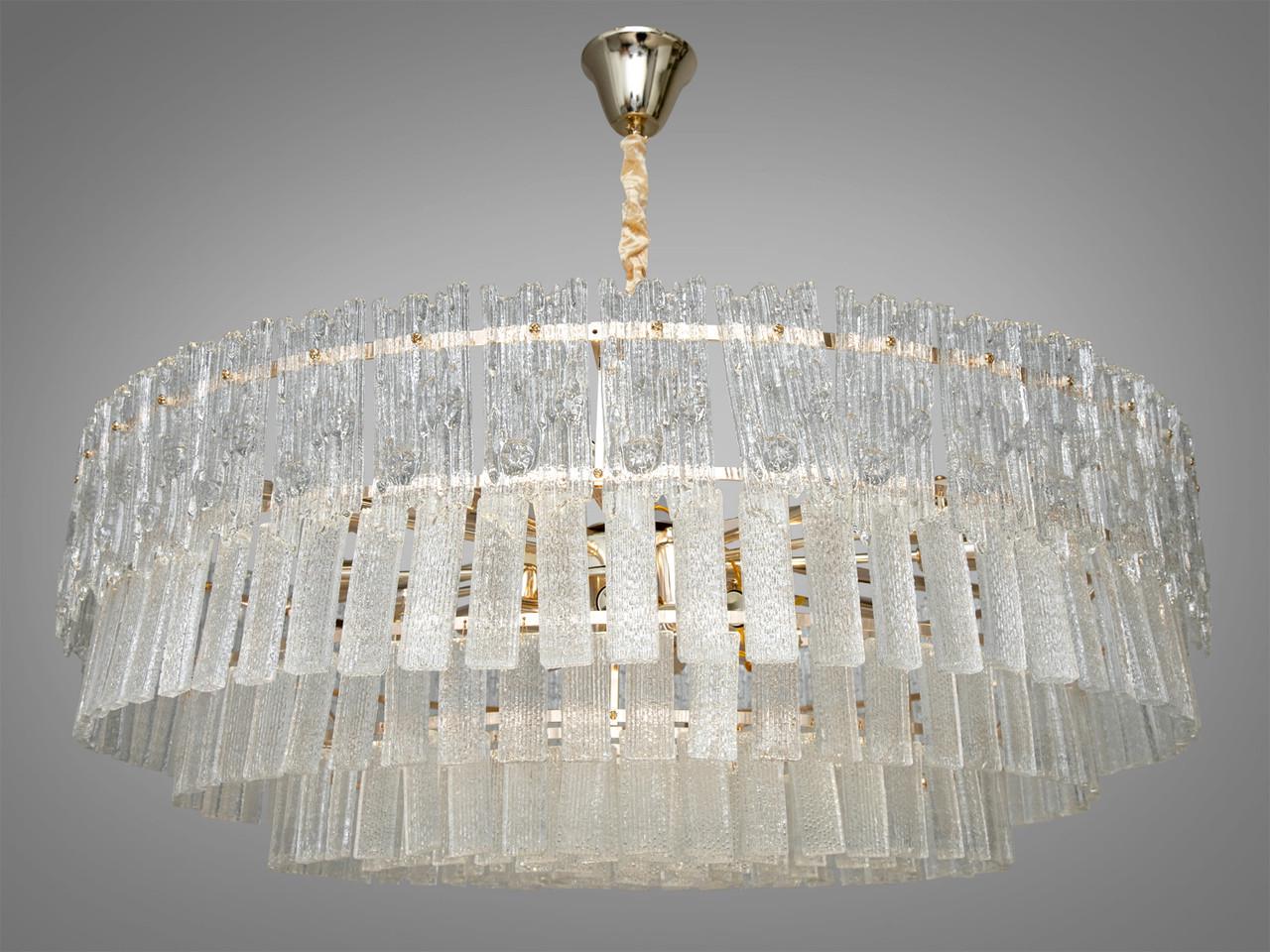 Люстра-подвес со стеклянными лепестками 303-950SG (2437588284)