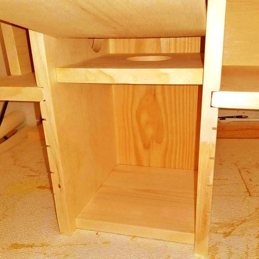 Будиночок для білок з дерева Монго Ваніль (ДДБ-001802) - фото 3 Будиночок для білок з дерева Монго Ваніль (ДДБ-001802) - фото 3