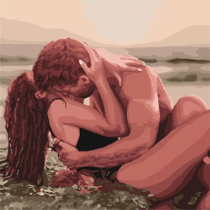 Картина по номерам Идейка "Жажда страсти" 40х40 см (KHO4732)