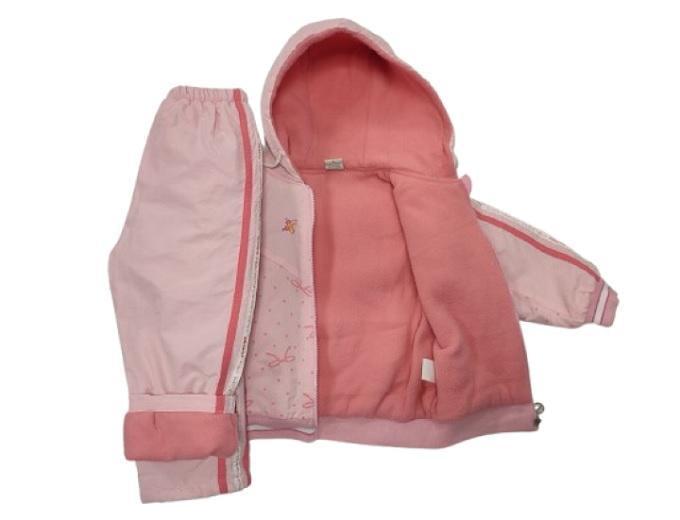 Куртка и штаны демисезонные для новорожденных для девочки Shitailu 00201 92 см Светло-розовый (306701_92) - фото 3 Куртка и штаны демисезонные для новорожденных для девочки Shitailu 00201 92 см Светло-розовый (306701_92) - фото 3