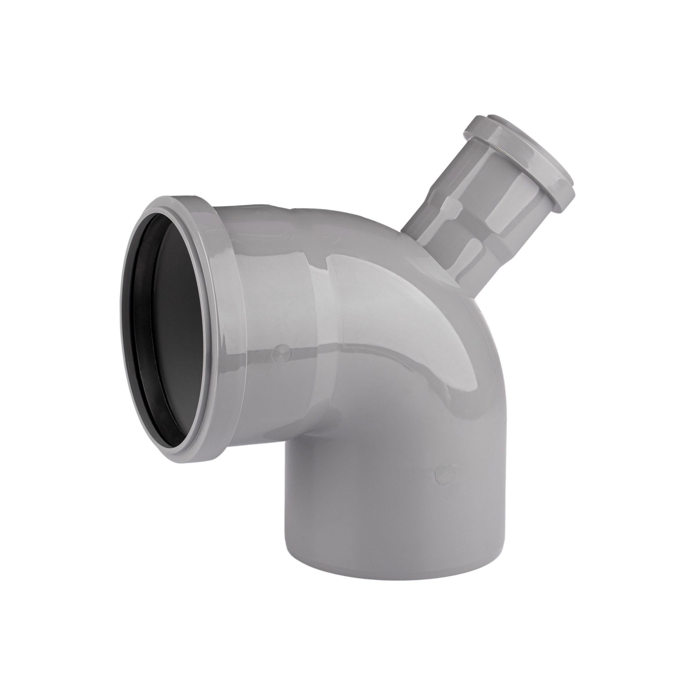 Колено TA Sewage 110x90° с отводом 50х67° (22355738)