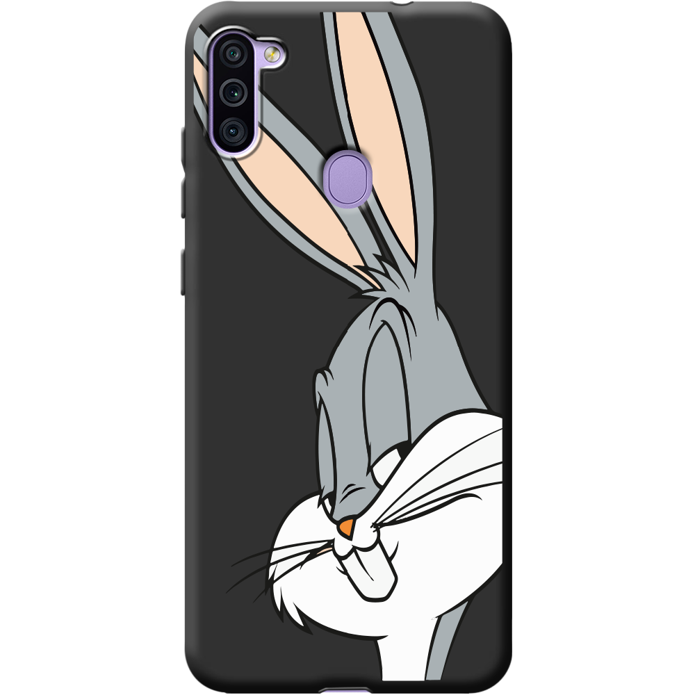 Чехол Boxface Samsung M115 Galaxy M11 Lucky Rabbit Черный силикон (39780-bk81-40216)