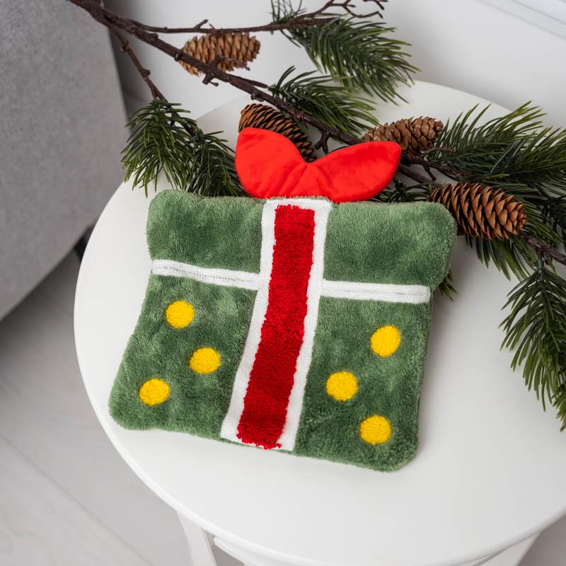 Прихватки Новый год Хромовый зеленый (88444)