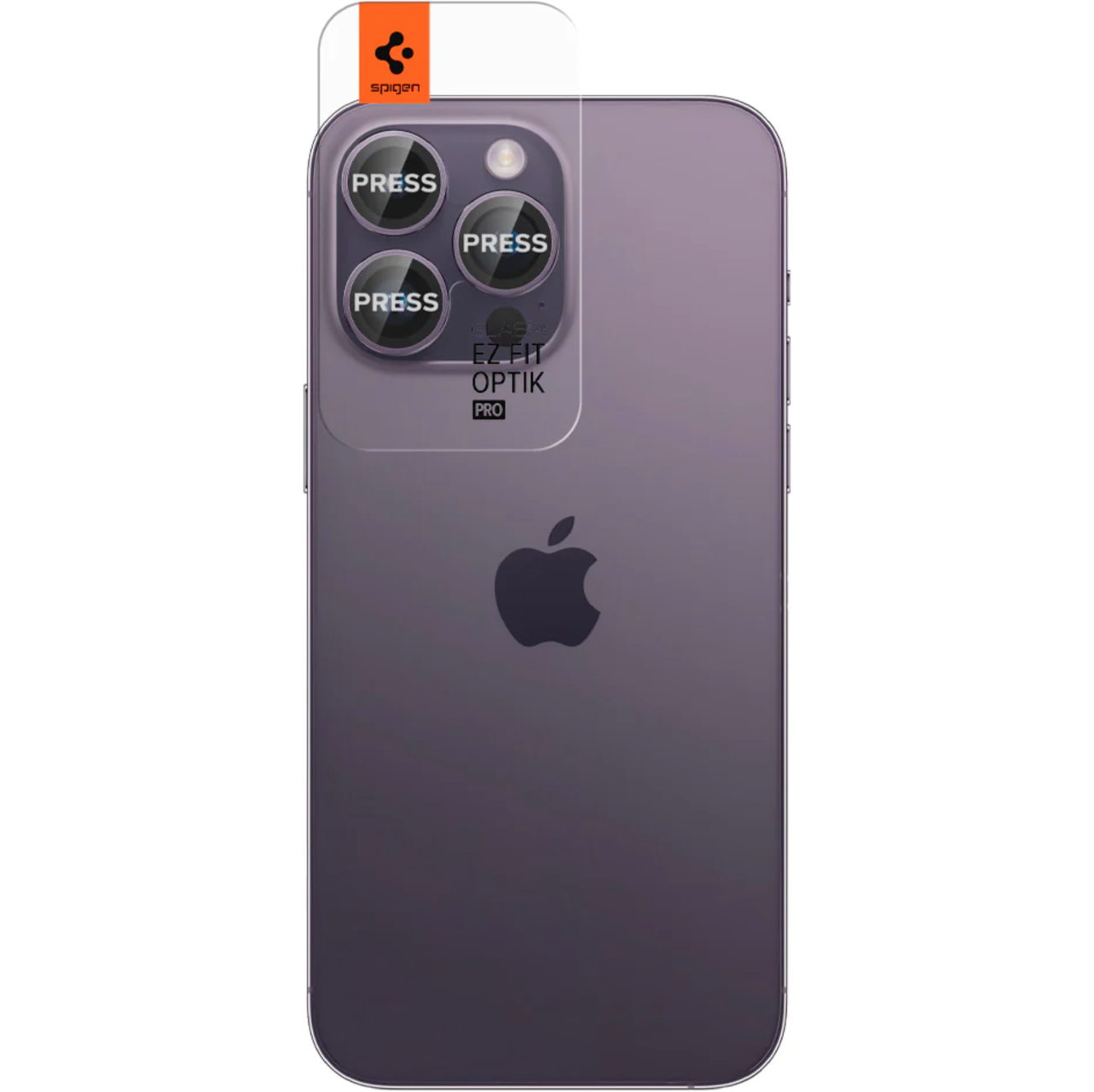 Захисне скло для камери Spigen Optic Pro Glass for Camera iPhone 14 Pro/14 Pro Max Purple (AGL05597) - фото 2