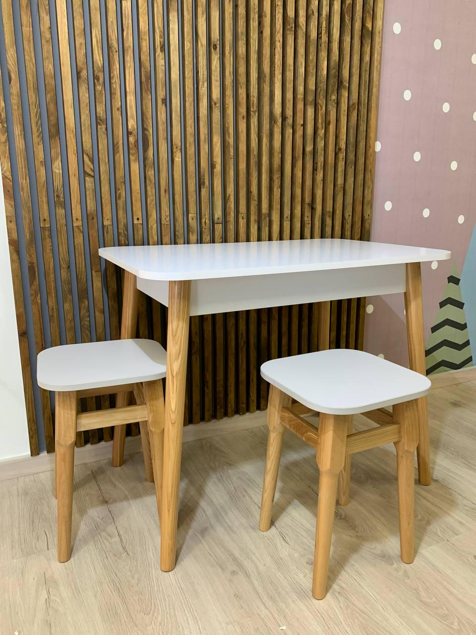 Обеденный стол Lion Майами-2 деревянные ножки Кашемир (000-000-2596) - фото 5