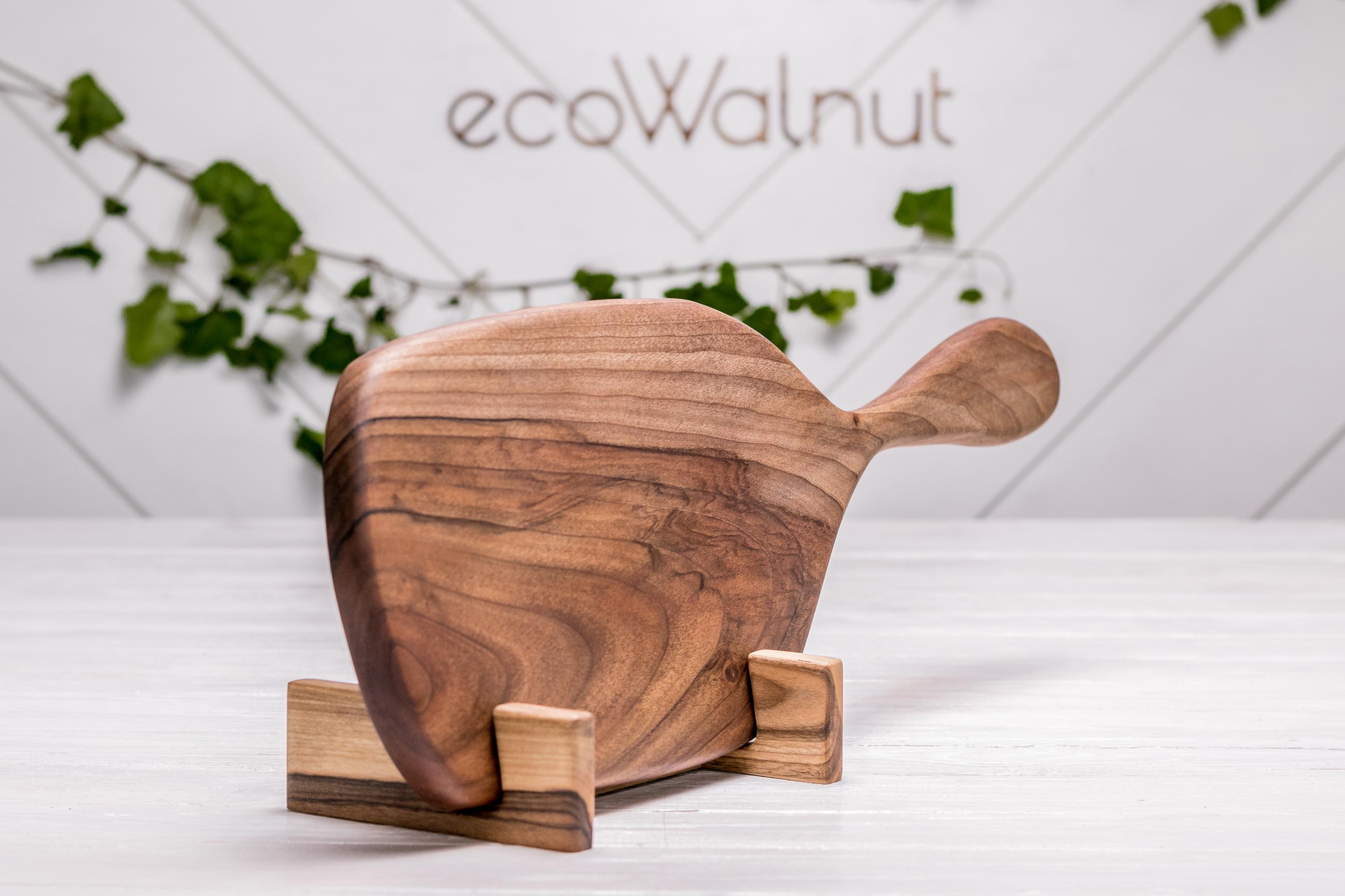 Дошка EcoWalnut кухонна з дерева горіха Весло M (EK-16.1) - фото 5