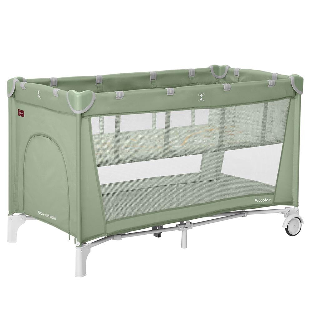 Манеж CARRELLO Piccolo+ CRL-18102 со вторым дном /1/MOQ Mint Green (CR_109010)