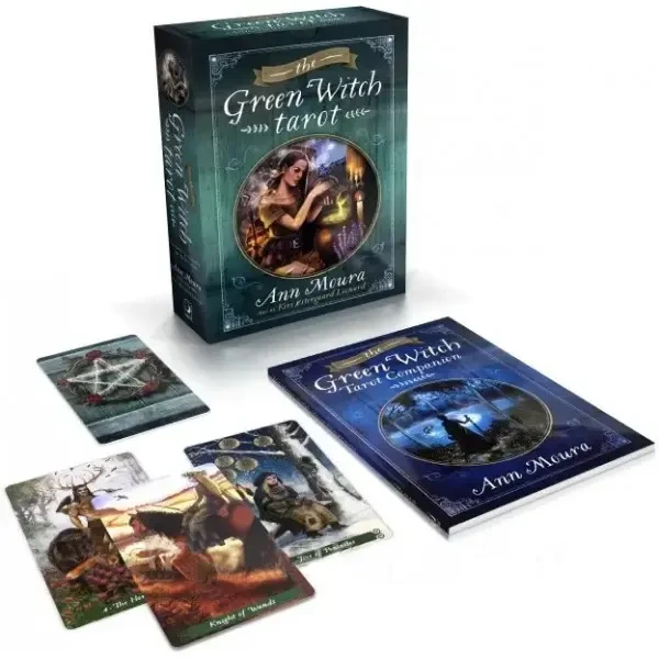 Подарочный набор The Green Witch Tarot книга и карты 78 шт. Подарочный набор The Green Witch Tarot книга и карты 78 шт.