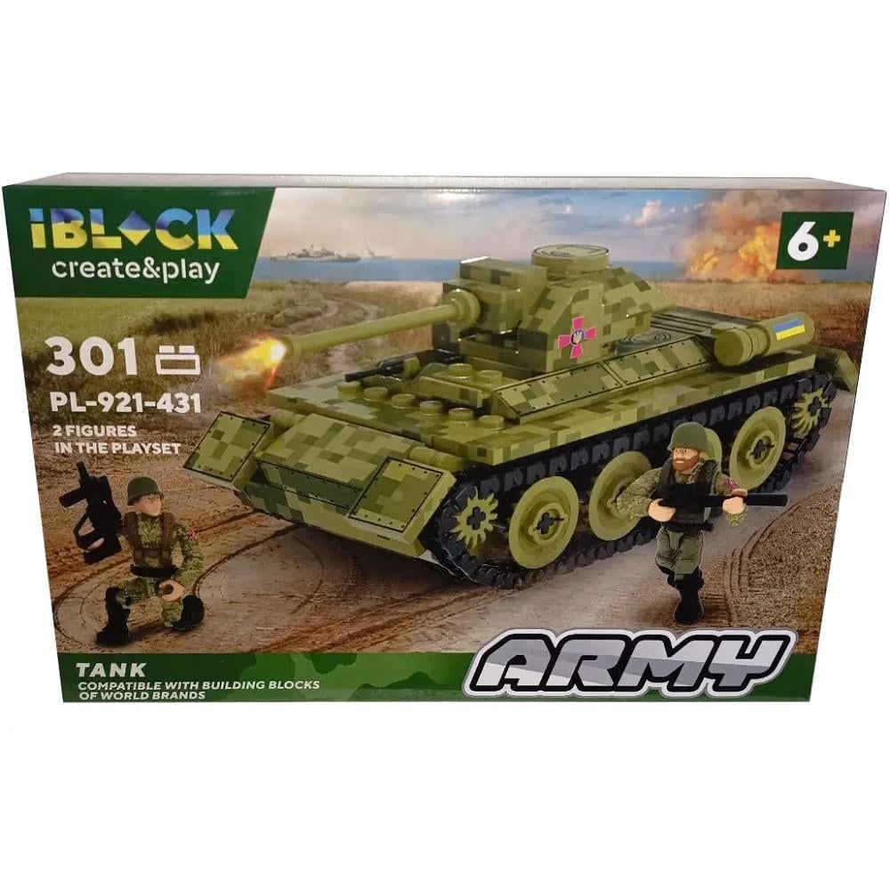 Конструктор дитячий Iblock Бойовий Танк Army 301 дет. (28443399)