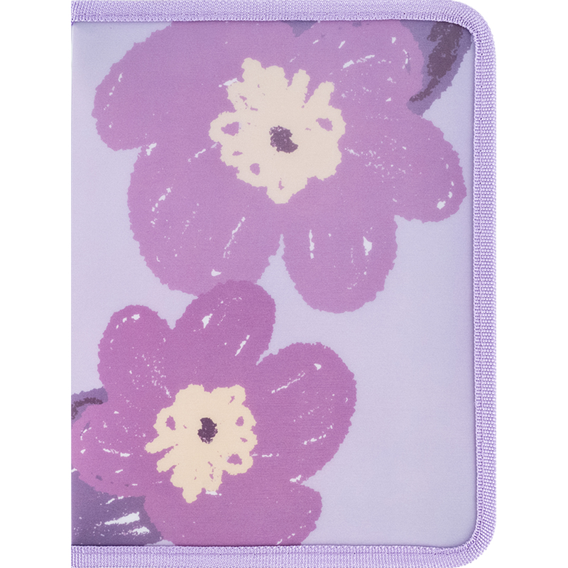 Папка объемная на молнии Axent А5+ Lavender-3 (1805-38-A)