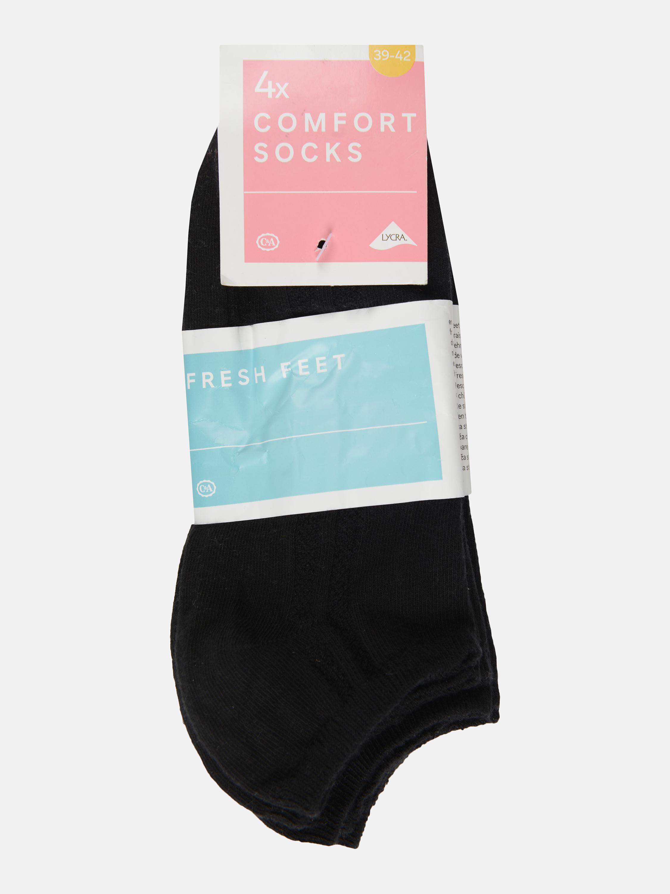 Шкарпетки C&A 4 пари р. 35-38 Чорний (2242679440601)