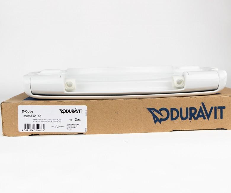 Крышка с сиденьем Duravit D-Code slow-closing 43,8х35,9 см Белый (0067390000) - фото 5