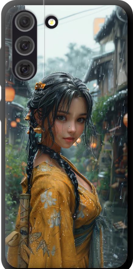 Чехол на Samsung Galaxy S21 FE Anime-girl (6133b-2302-42517)