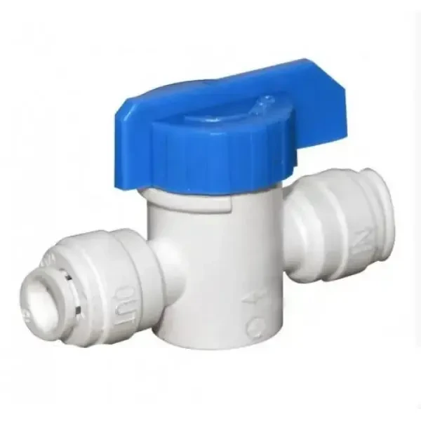 Кран шаровой прямой Aquafilter 1/4" шланг х 1/4" шланг Quick Connect (KP-CV1344-Q) Кран шаровой прямой Aquafilter 1/4" шланг х 1/4" шланг Quick Connect (KP-CV1344-Q)