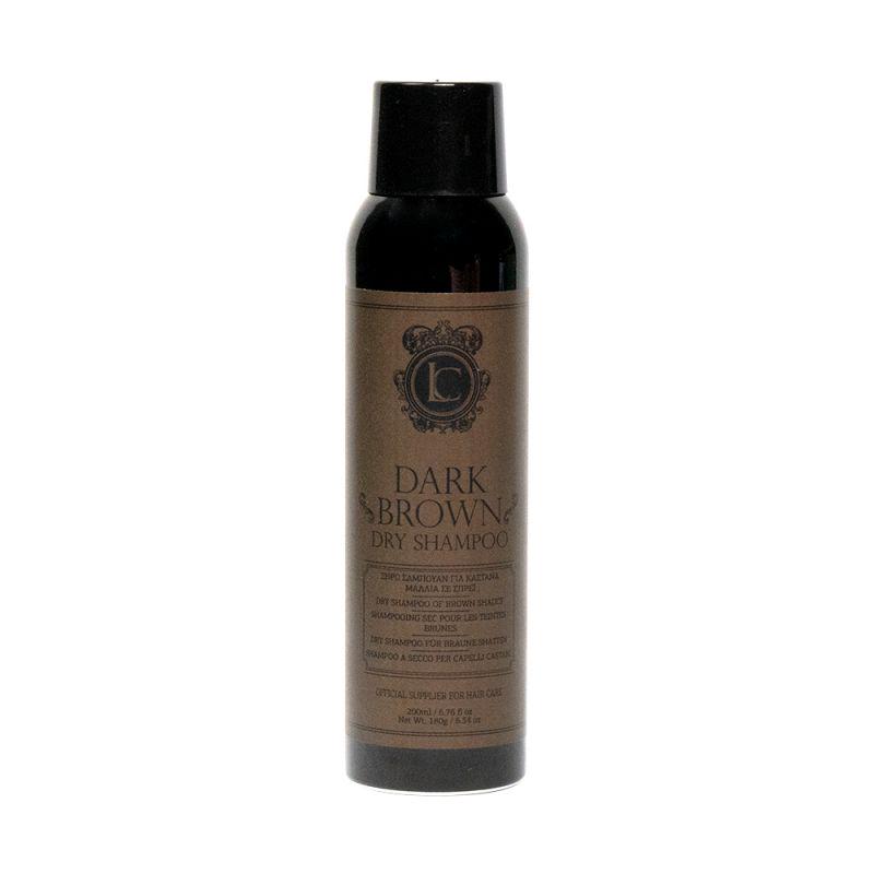 Сухой шампунь для волос с коричневым оттенком Lavish Care DRY SHAMPOO- DARK BROWN 200 мл (635754)