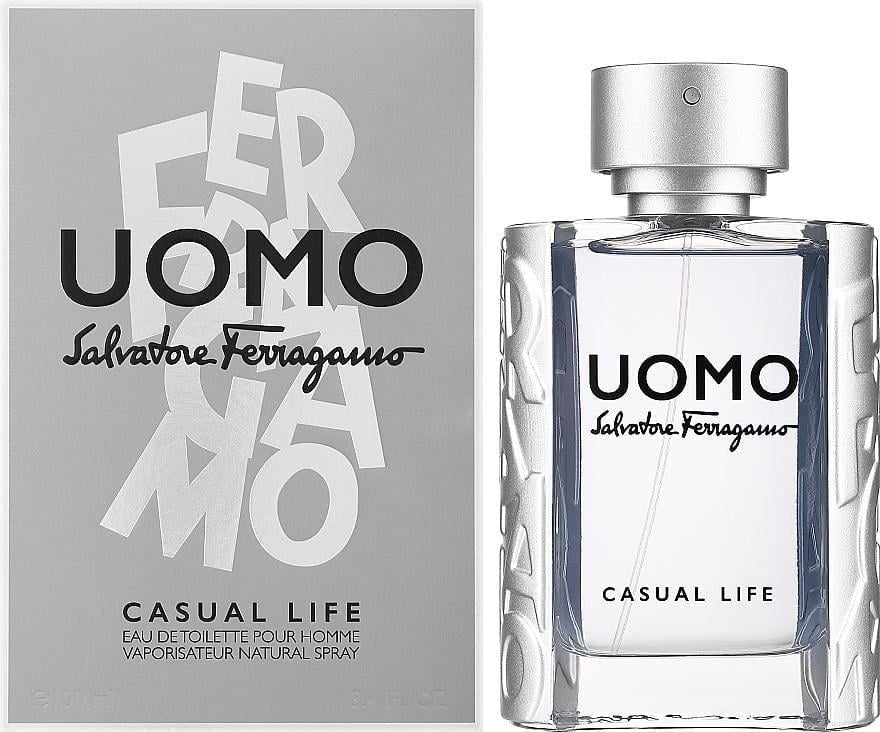 Туалетная вода для мужчин Salvatore Ferragamo Uomo Casual Life 100 мл (40276)