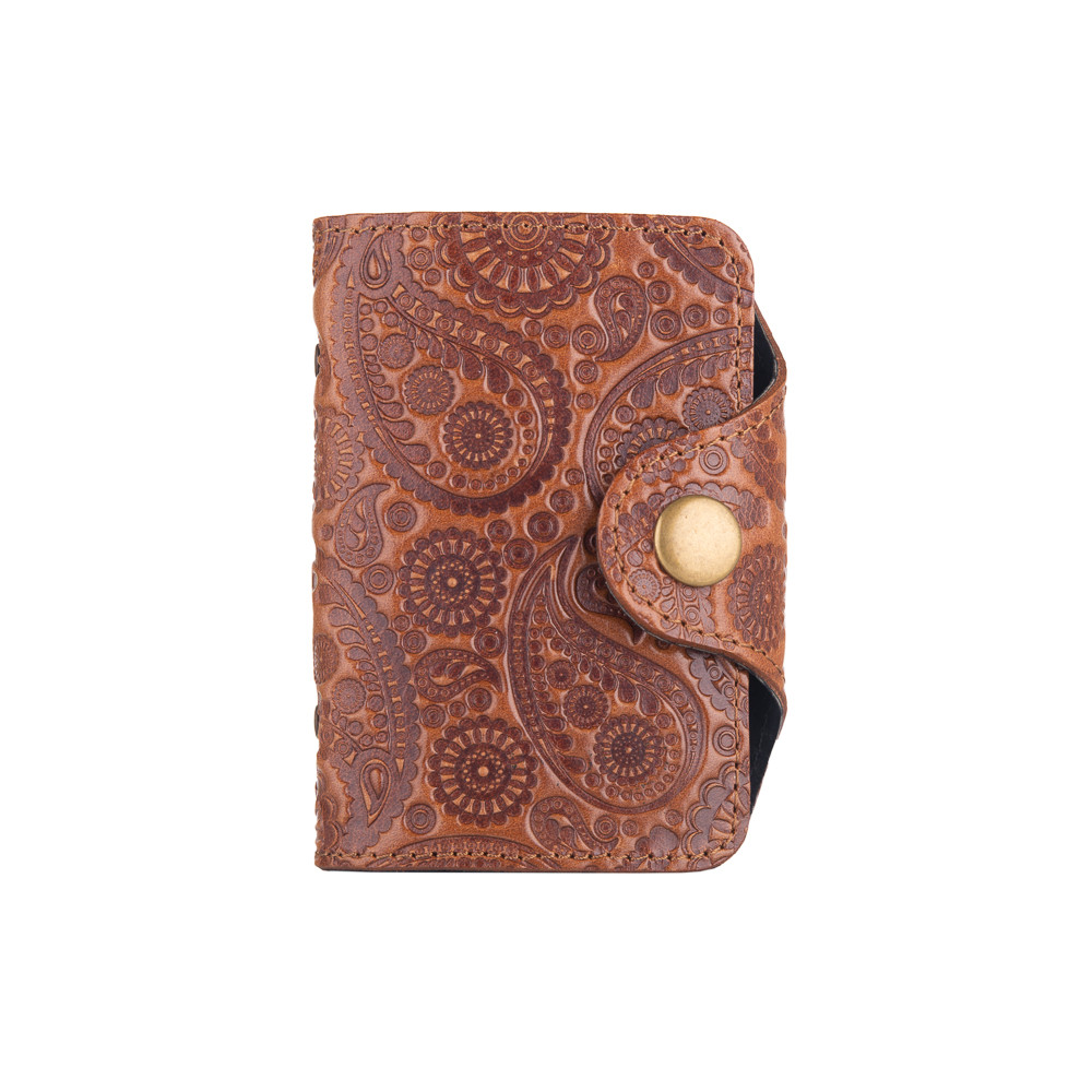 Визитница Buta Art из натуральной глянцевой кожи Коричневый (CH-03-C18-1244-T004) Визитница Buta Art из натуральной глянцевой кожи Коричневый (CH-03-C18-1244-T004)