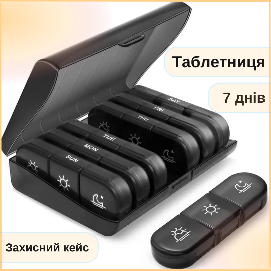 Таблетница на 7 дней утро-день-вечер (2425722651) - фото 2 Таблетница на 7 дней утро-день-вечер (2425722651) - фото 2