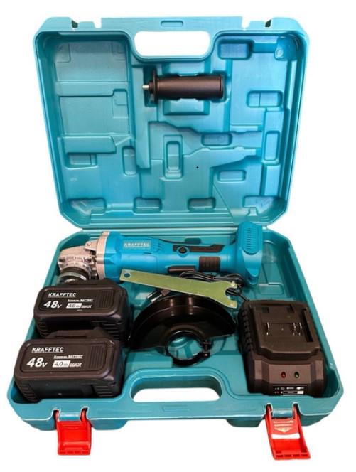 Болгарка акумуляторна Krafftec GWS-48 PRO 48V 4Ah (27369216) Болгарка акумуляторна Krafftec GWS-48 PRO 48V 4Ah (27369216)