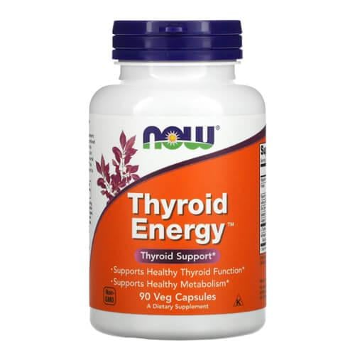 Комплекси для підтримки щитовидки NOW Thyroid Energy 90 veg caps (NOW-03368)