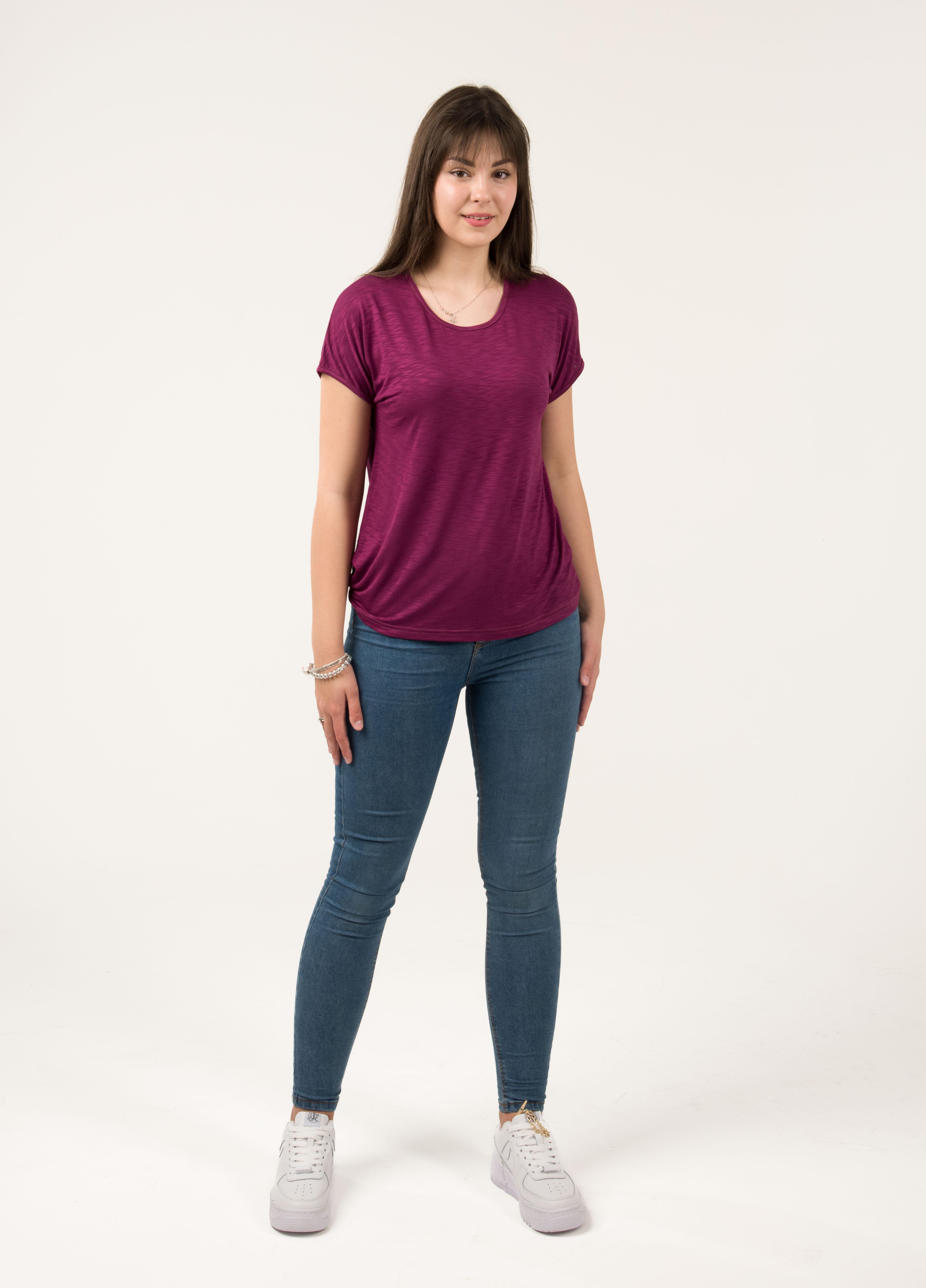 Футболка женская Наталюкс M Фиолетовый (8023502471131)